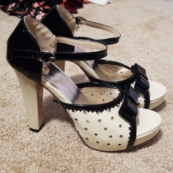 50s style high heels